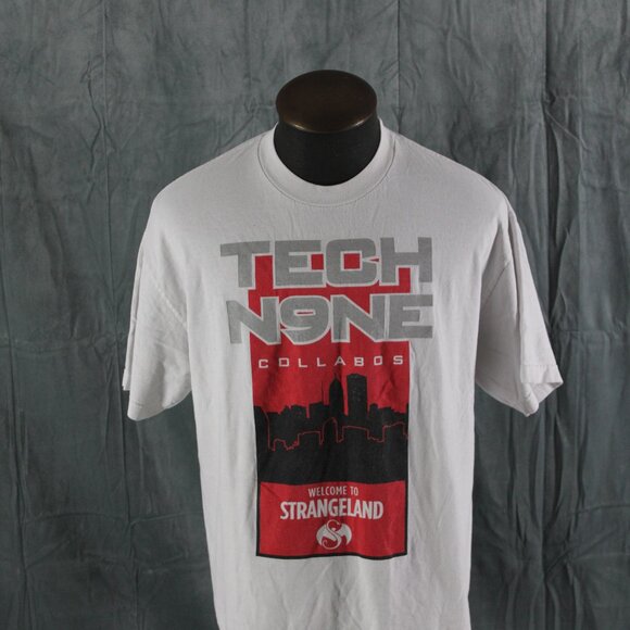 Band Shirt (Retro) - Tech N9ne Welcome to Strangeland - Men's Large - Picture 3 of 7